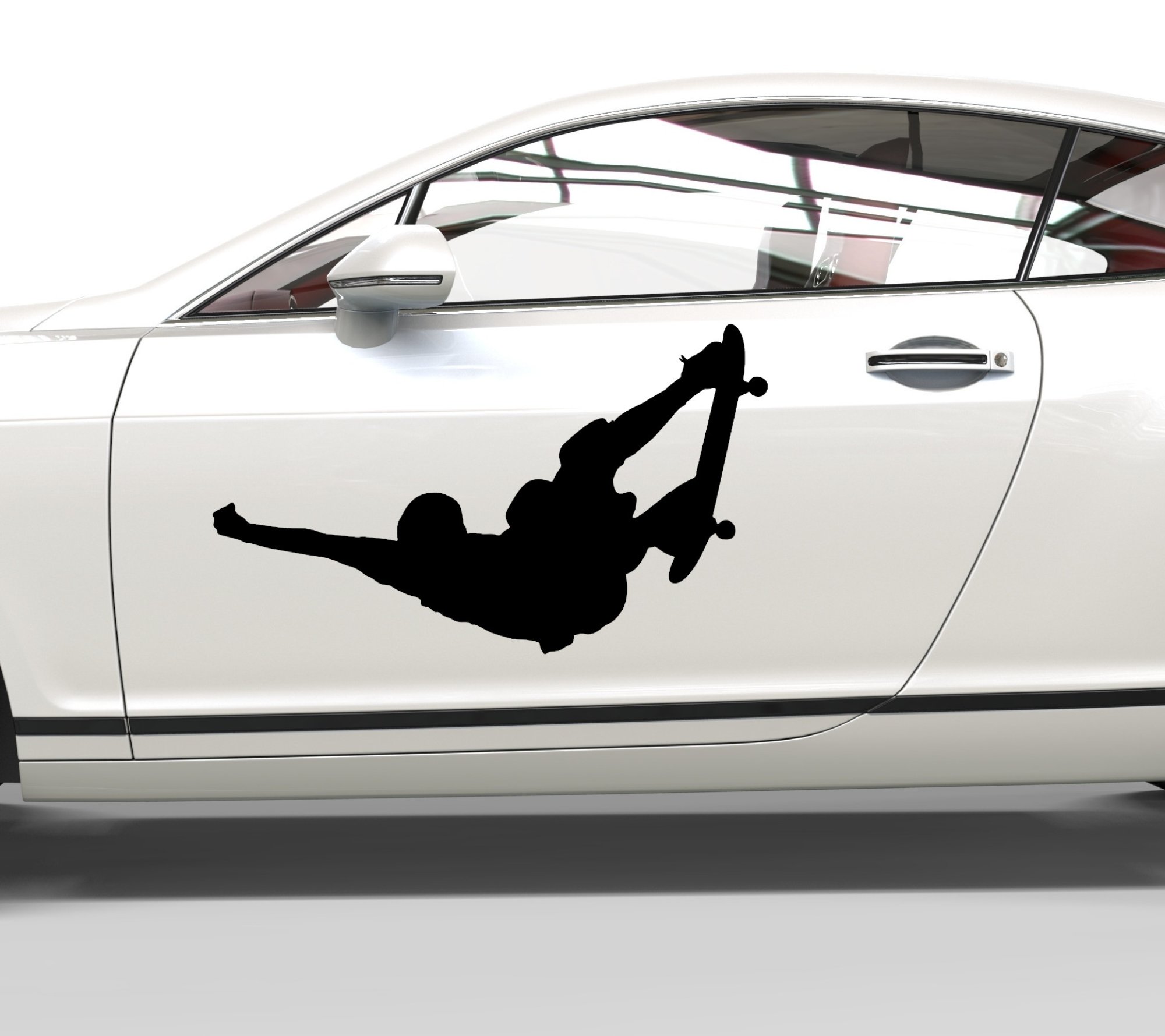 10001 Skater Schatten Aufkleber